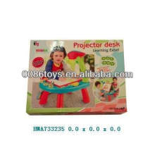 Mesa de aprendizagem de projeção com caixa de cor brinquedos educativos para crianças